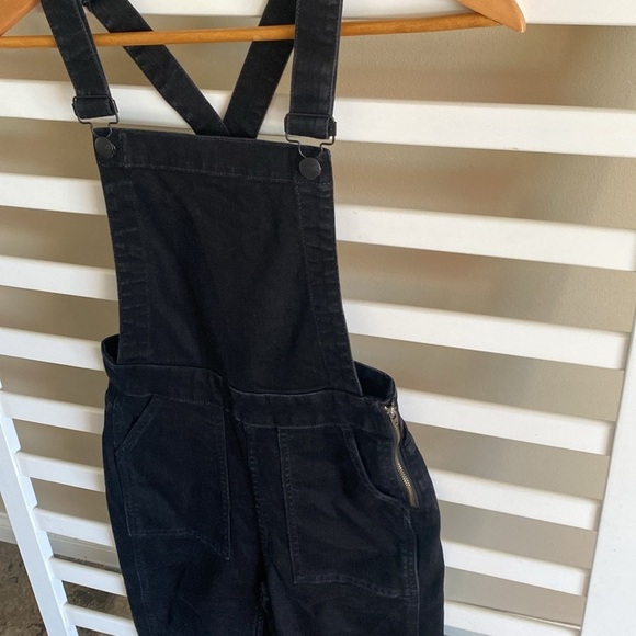 Madewell Denim Lunar Wash Skinny Denim Overalls XS - Picture 6 of 15